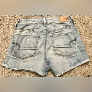 American Eagle Outfitters, Size 2 light blue distressed denim shorts